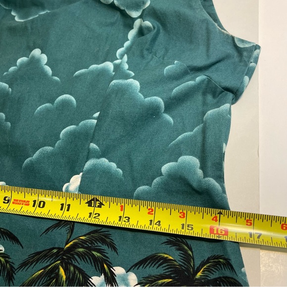 Shannon Marie Hawaii Dress Tropical Print Sleeveless Surf Boards Palm Trees M - Picture 11 of 12